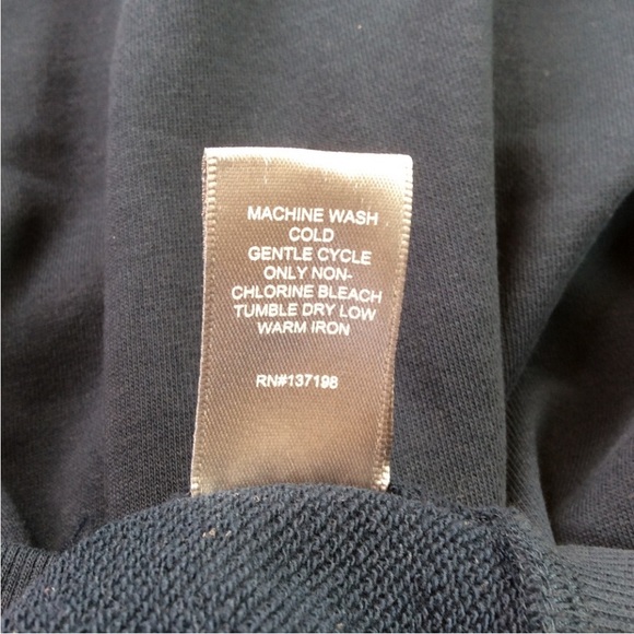 Marled French Terry Shawl Collar Pullover Size L - Picture 11 of 11